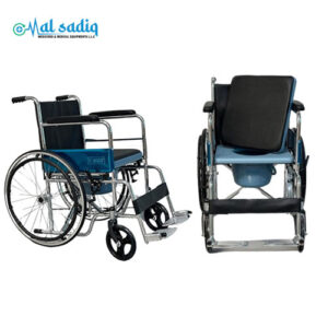 Commode Wheelchair (Chromed Steel) - 609